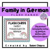Family Vocabulary In German - Flash Cards