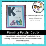 Family Welcome Folder Covers (PK-6th grade)