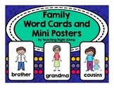 Family Word Wall Picture Cards 