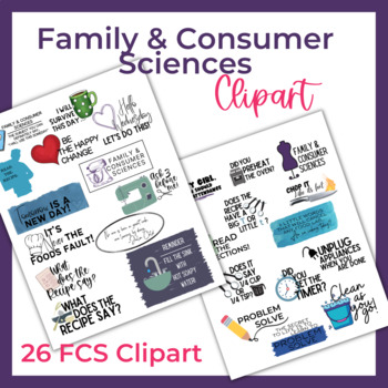 Preview of Family and Consumer Science Clipart