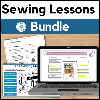 Preview of Sewing Activities Bundle for FACS - Home Economics - FCS, Sewing and Fashion
