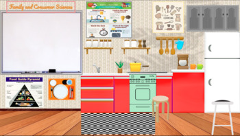 Preview of Family and Consumer Sciences Virtual Classroom Background