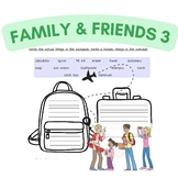 Family and Friends 3 - unit15 worksheet Vocabulary