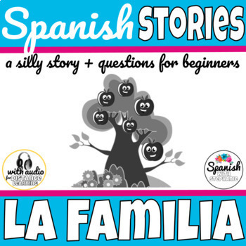 Preview of Family and La Familia Spanish Story and Reading Comprehension