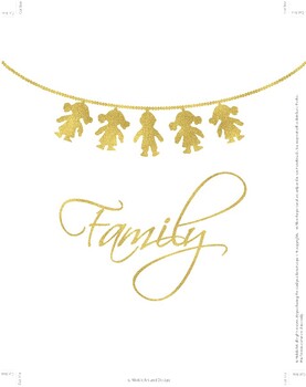 Preview of Family day - art poster - family poster - love poster- Ready to print