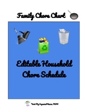 Family household Chore Chart