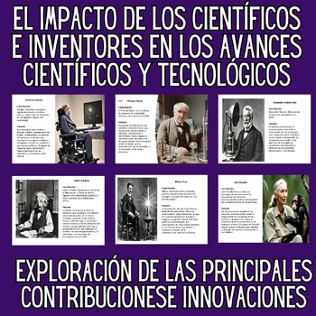 Preview of Famosos Inventores Científicos Investigación- Tablón de anuncios Investigación/P