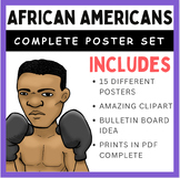 Famous African American Poster Set