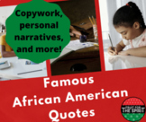 Black History Month| Famous African Americans- Quotes & Bi