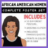 Famous African American Women Quote Posters
