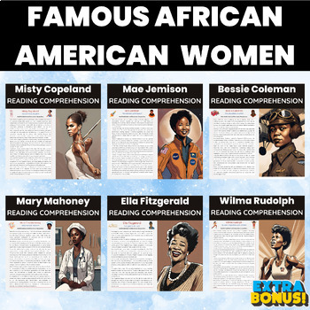 Preview of Black History Month Influential and Famous African American Women