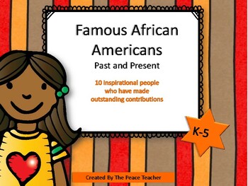 Preview of Famous African Americans - #1