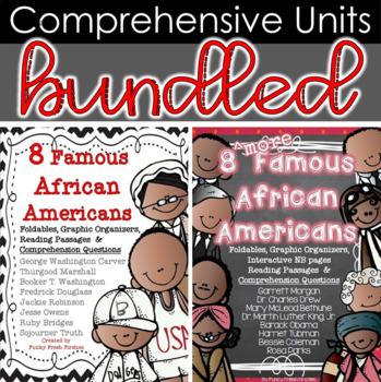 Preview of Famous African Americans BUNDLE {16 Figures}