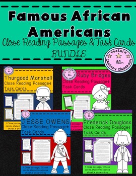 Preview of Black History Month Reading Activities Bundle