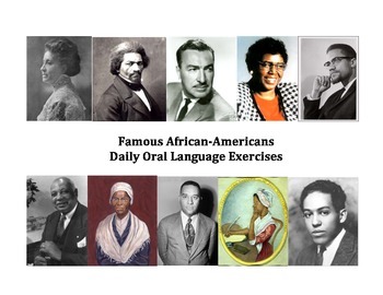 Preview of Famous African-Americans - Daily Oral Language Exercises