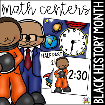 Preview of Black History Month Math Centers