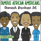 Famous African Americans Research Brochure Set | Black His