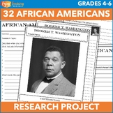 Black History Month Bulletin Board Research Project: 32 Fa