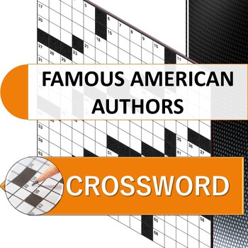 Famous American Authors Crossword Puzzle by The Lit Guy TPT