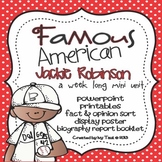 Jackie Robinson: Famous American Mini Unit {PowerPoint & P