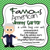 Jimmy Carter: Famous American Mini Unit {PowerPoint & Printables}
