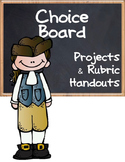 Paul Revere Choice Board and Rubric