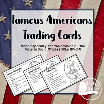 Preview of Famous American Trading Cards