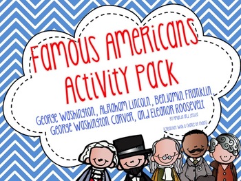 Preview of Famous Americans Activity Pack