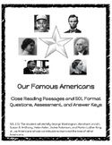 Famous Americans : Close Reading Passages and Assessment