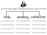 Famous Americans Graphic Organizers
