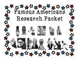Famous Americans Research Organizer
