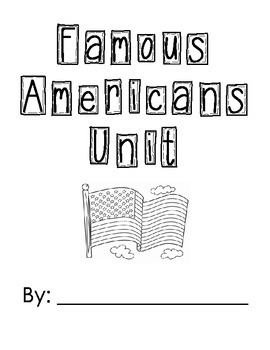 Preview of Famous Americans Unit
