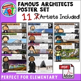 Famous Architects and Designers Poster Set- Growing Set