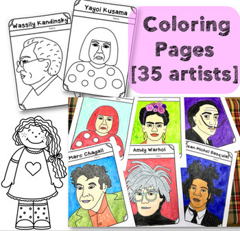 Famous Artist Biography Research Activity ( Coloring / mini-booklet ...