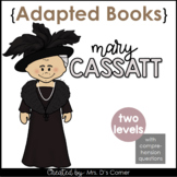 Famous Artist Mary Cassatt Interactive Adapted Books for S