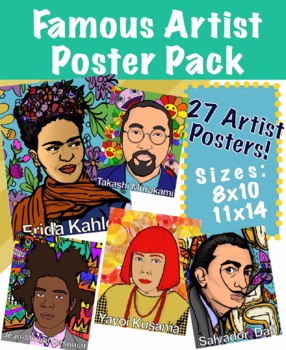 Preview of Famous Artist Poster Pack