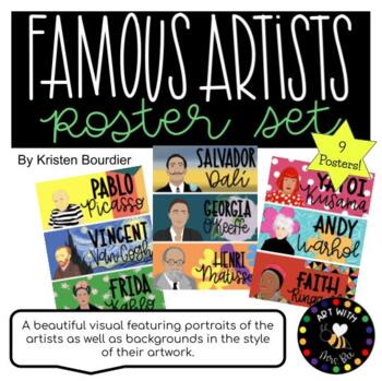 Famous Artist Posters Volumes 1-3 by Art With Mrs Bee | TPT