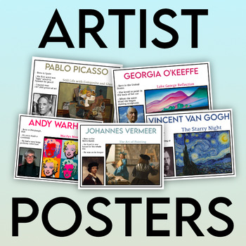 Preview of Famous Artist Posters