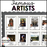 Famous Artist Posters Bulletin Board Display