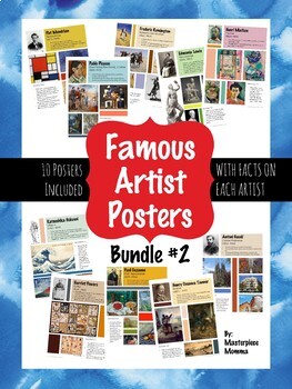 Preview of Famous Artist Posters Bundle #2