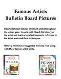 Famous Artist Posters for Bulletin Board - Art History