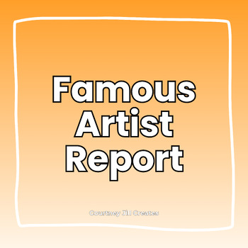 Preview of Famous Artist Report