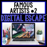 Famous Artists #2 DIGITAL ESCAPE ROOM for Google Drive® | 