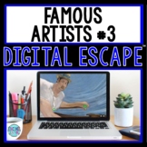 Famous Artists #3 DIGITAL ESCAPE ROOM for Google Drive® | 