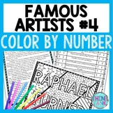 Famous Artists #4 Color by Number, Reading Passage and Tex