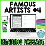 Famous Artists #4 DIGITAL Reading Passage & Questions Self