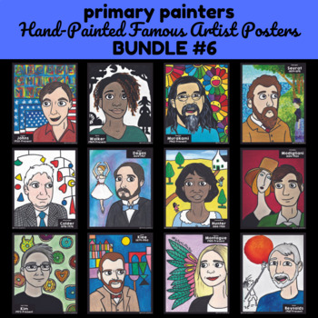 Famous Artists Classroom Posters - Set #6 by Primary Painters | TPT