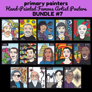 Famous Artists Classroom Posters - Set #7 by Primary Painters | TPT