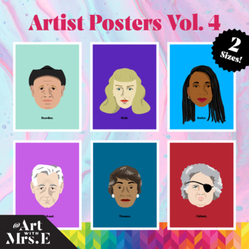 Preview of Famous Artists | Classroom Posters | Vol. 4