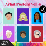 Famous Artists | Classroom Posters | Vol. 4